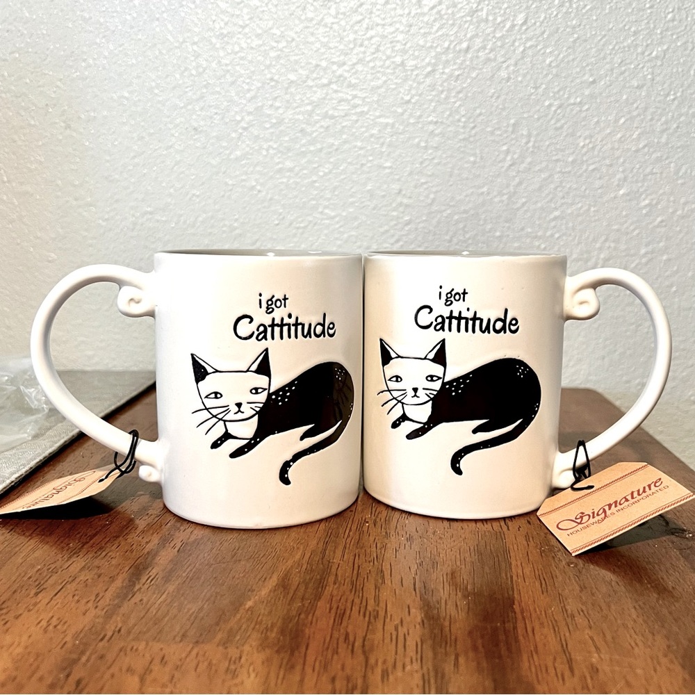 I Got Cattitude 16 ounce Coffee Mug
